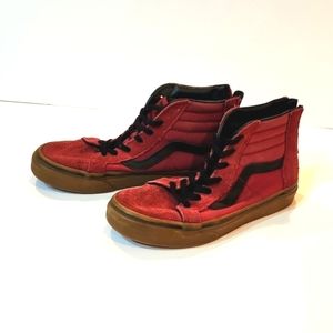 Vans Off The Wall High Top Sneakers Kids Size 2